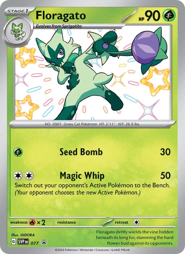 Floragato #077 – SVP Black Star Promos card