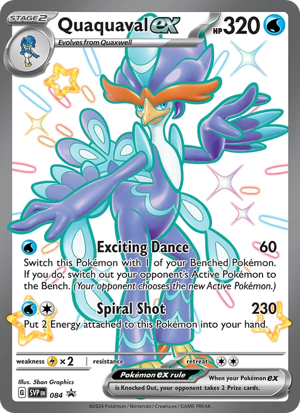 Quaquaval ex #084 – SVP Black Star Promos card