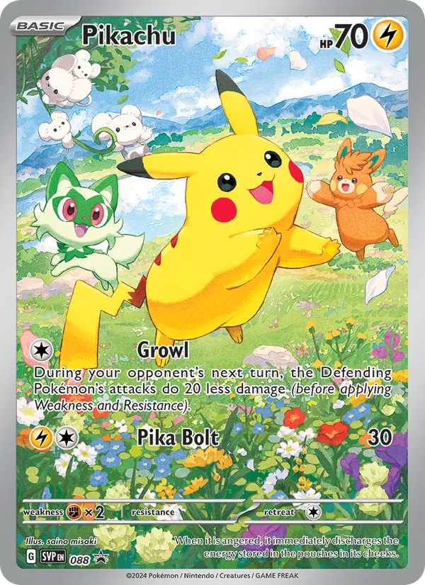 Pikachu #088 – SVP Black Star Promos card