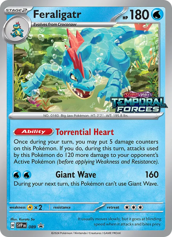 Feraligatr #089 – SVP Black Star Promos card