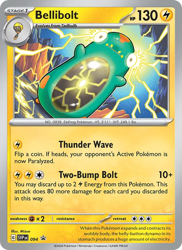 Bellibolt #094 – SVP Black Star Promos card