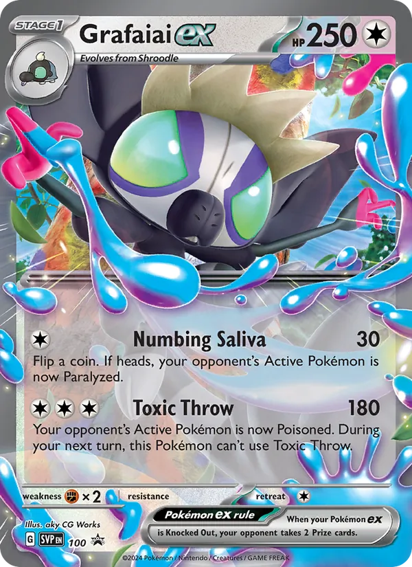 Grafaiai ex #100 – SVP Black Star Promos card