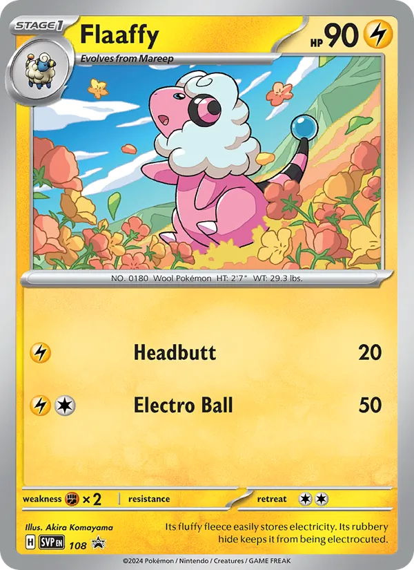 Flaaffy #108 – SVP Black Star Promos card