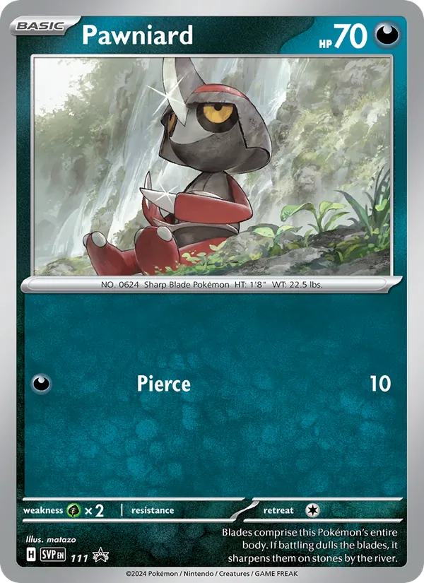Pawniard #111 – SVP Black Star Promos card