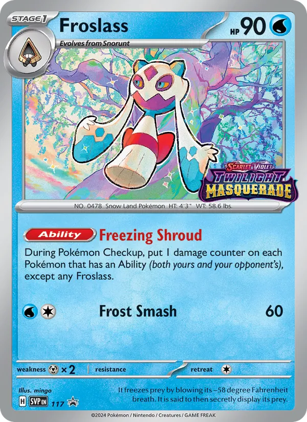 Froslass #117 – SVP Black Star Promos card