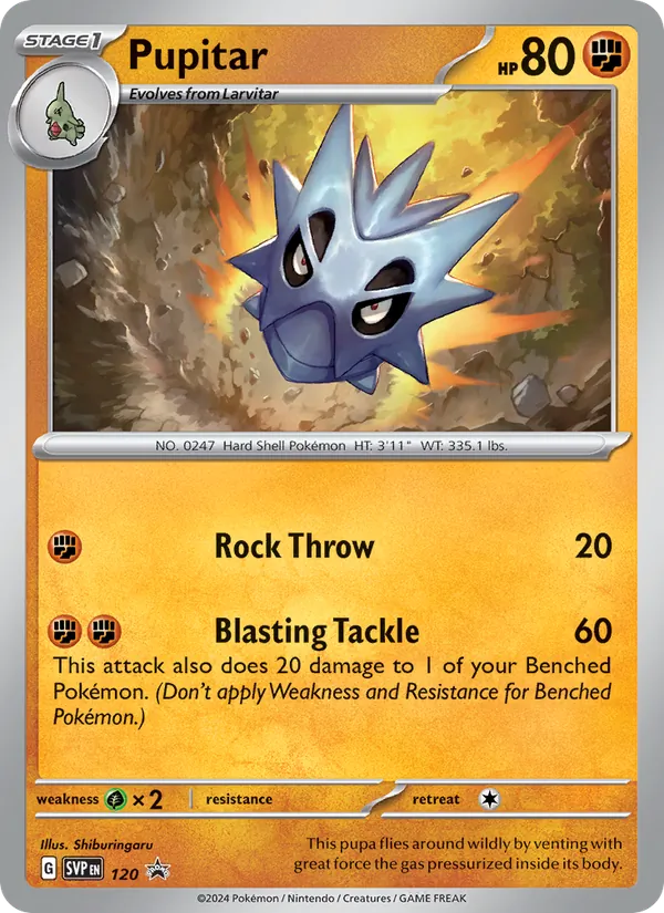 Pupitar #120 – SVP Black Star Promos card