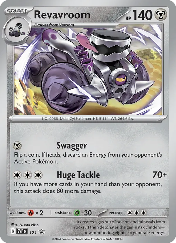 Revavroom #121 – SVP Black Star Promos card