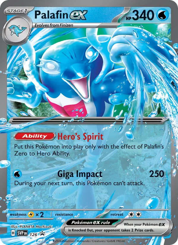 Palafin ex #126 – SVP Black Star Promos card