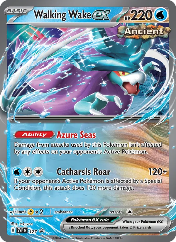 Walking Wake ex #127 – SVP Black Star Promos card
