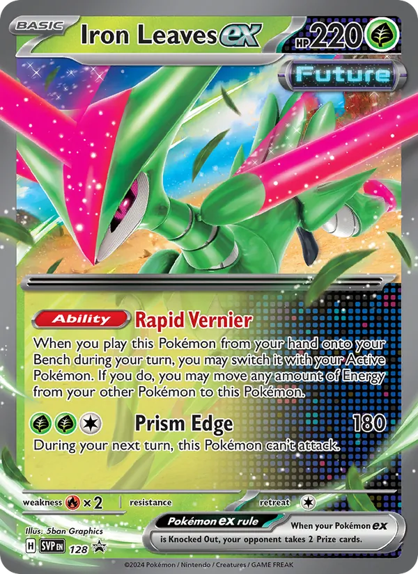 Iron Leaves ex #128 – SVP Black Star Promos card