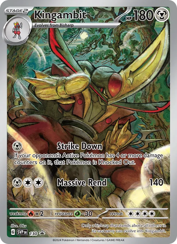 Kingambit #130 – SVP Black Star Promos card