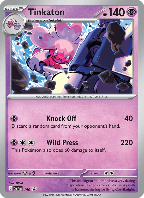 Tinkaton #140 – SVP Black Star Promos card