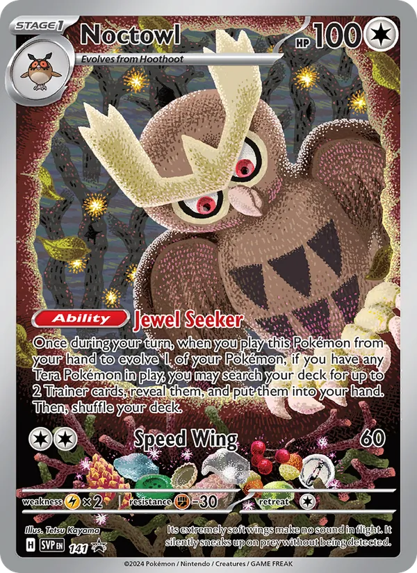 Noctowl #141 – SVP Black Star Promos card