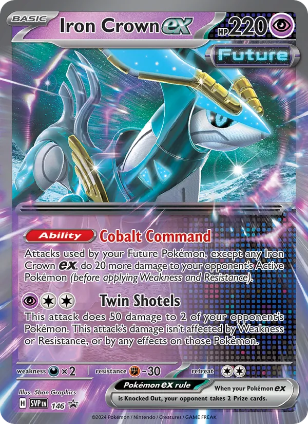 Iron Crown ex #146 – SVP Black Star Promos card