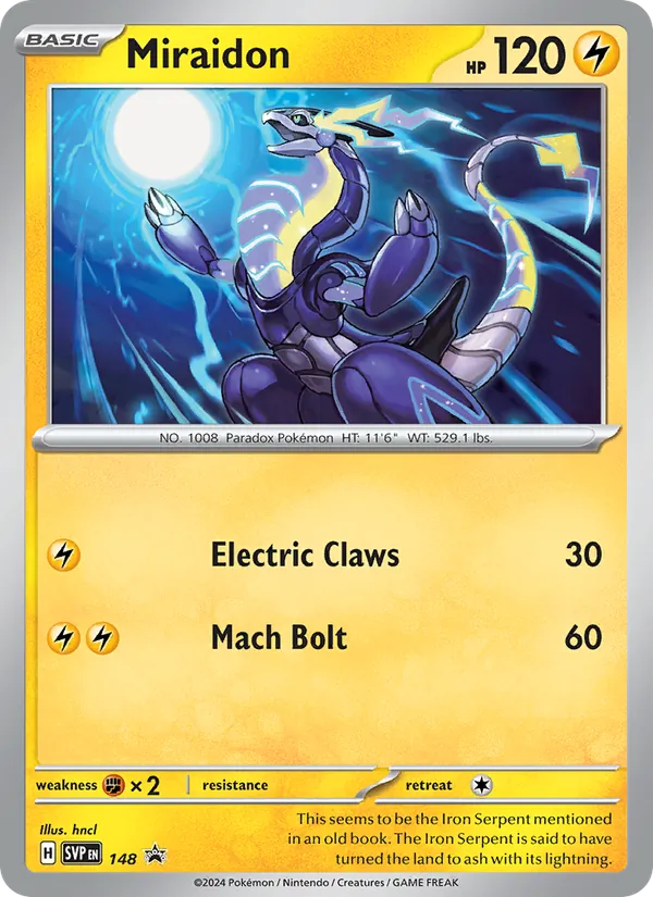 Miraidon #148 – SVP Black Star Promos card