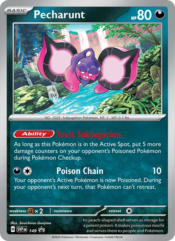 Pecharunt #149 – SVP Black Star Promos card