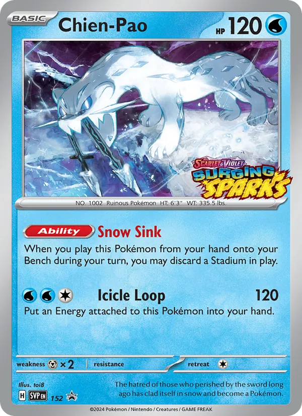 Chien-Pao #152 – SVP Black Star Promos card