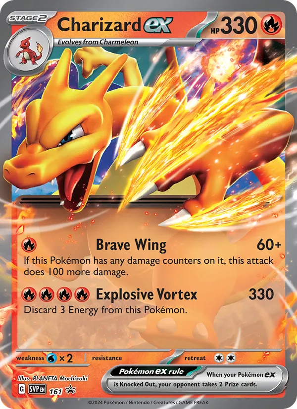Charizard ex #161 – SVP Black Star Promos card