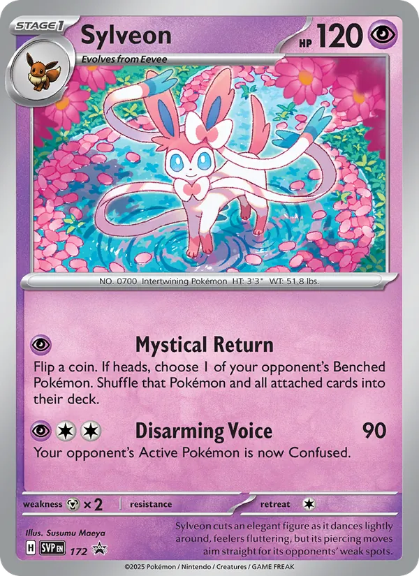 Sylveon #172 – SVP Black Star Promos card