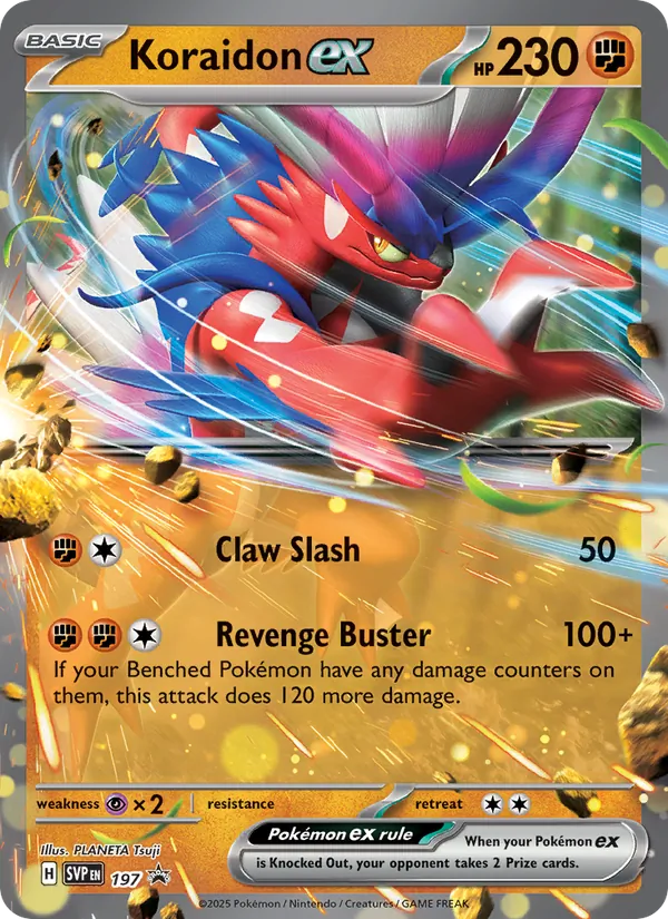 Koraidon ex #197 – SVP Black Star Promos card