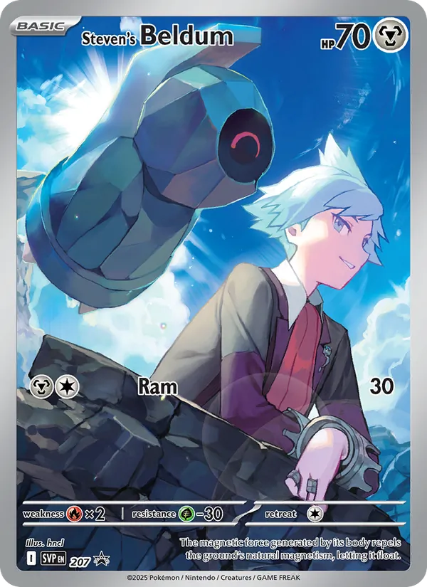 Steven's Beldum #207 – SVP Black Star Promos card