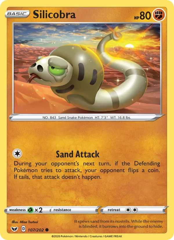 Silicobra #107 – Sword & Shield card