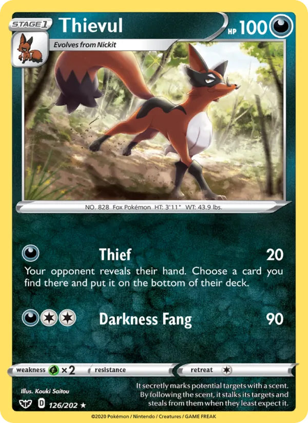 Thievul #126 – Sword & Shield card