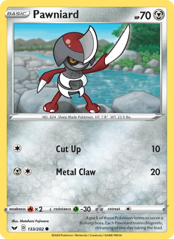 Pawniard #133 – Sword & Shield card