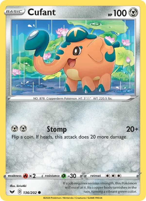 Cufant #136 – Sword & Shield card