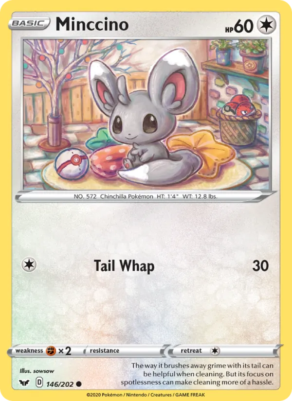 Minccino #146 – Sword & Shield card