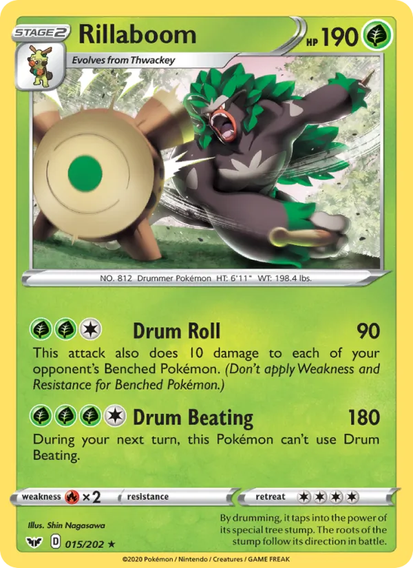 Rillaboom #15 – Sword & Shield card
