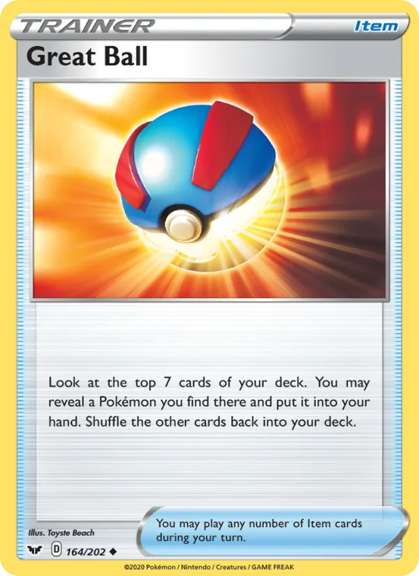 Great Ball #164 – Sword & Shield card