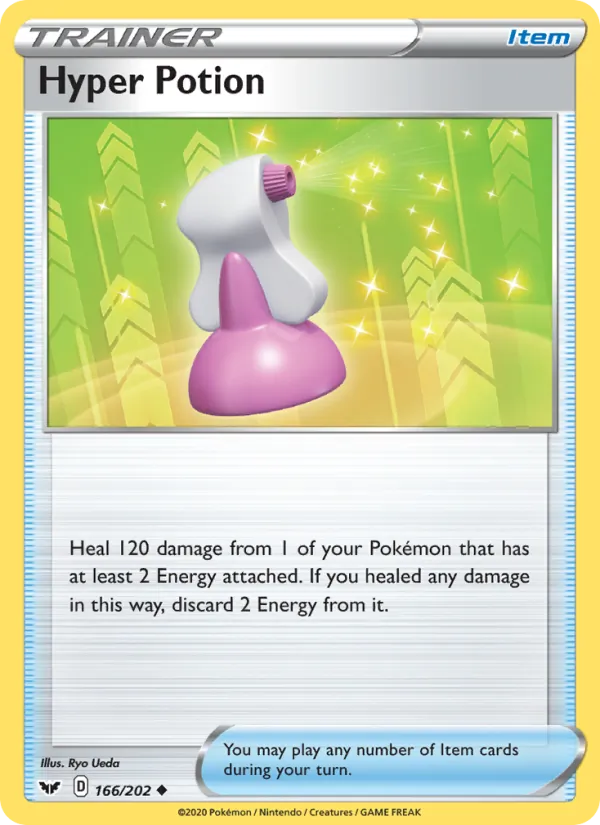 Hyper Potion #166 – Sword & Shield card
