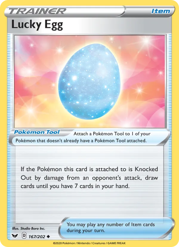 Lucky Egg #167 – Sword & Shield card
