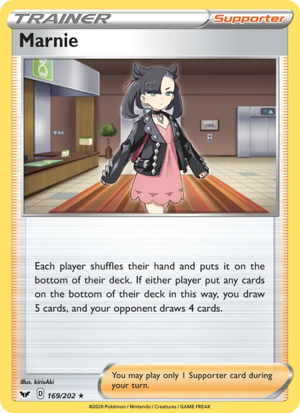 Marnie #169 – Sword & Shield card