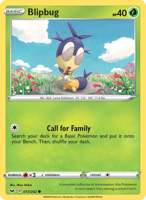 Blipbug #17 – Sword & Shield card