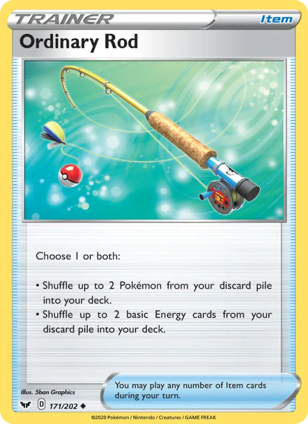 Ordinary Rod #171 – Sword & Shield card