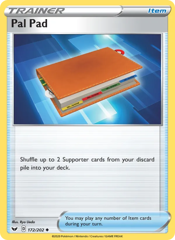 Pal Pad #172 – Sword & Shield card