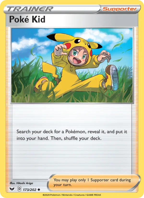 Poké Kid #173 – Sword & Shield card