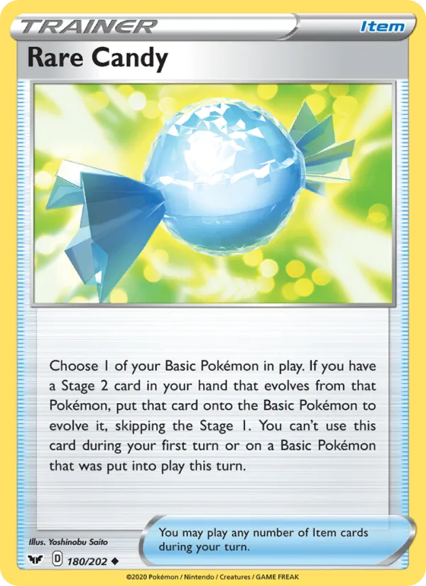 Rare Candy #180 – Sword & Shield card