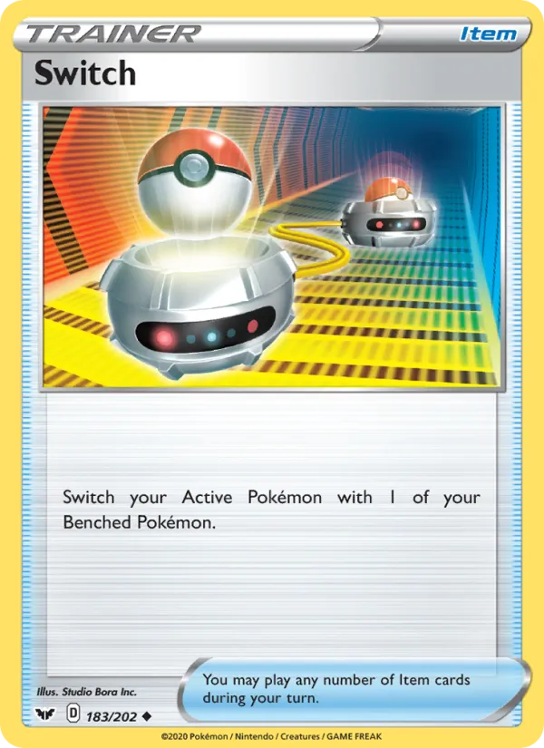 Switch #183 – Sword & Shield card