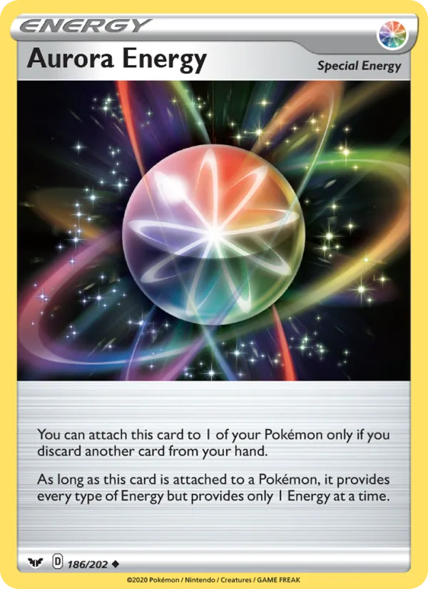 Aurora Energy #186 – Sword & Shield card