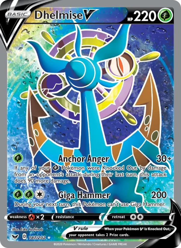 Dhelmise V #187 – Sword & Shield card
