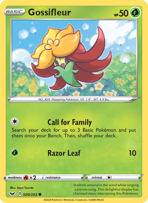 Gossifleur #20 – Sword & Shield card