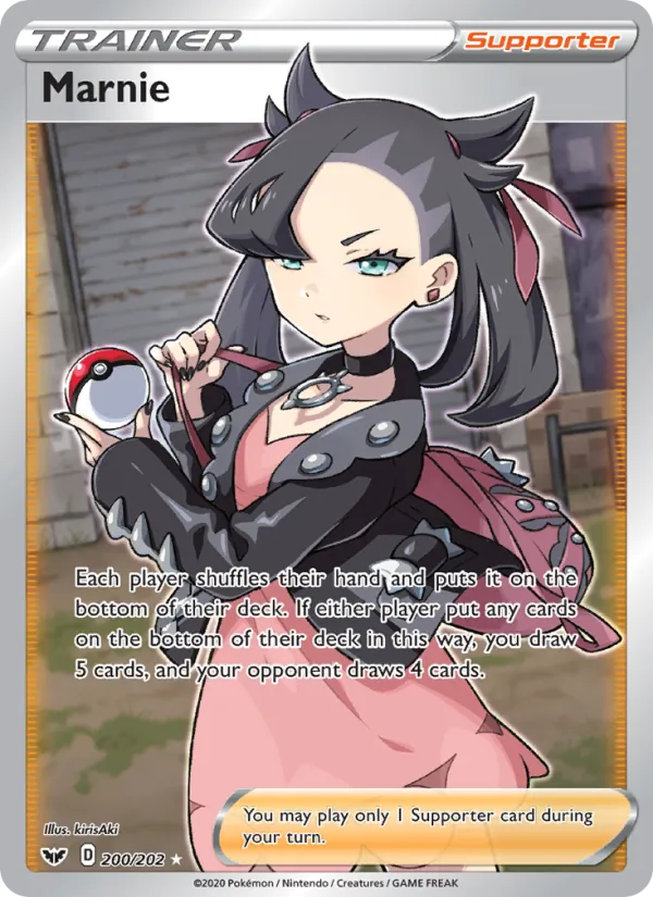 Marnie #200 – Sword & Shield card
