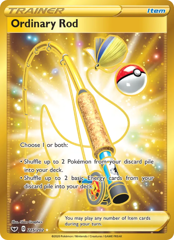 Ordinary Rod #215 – Sword & Shield card