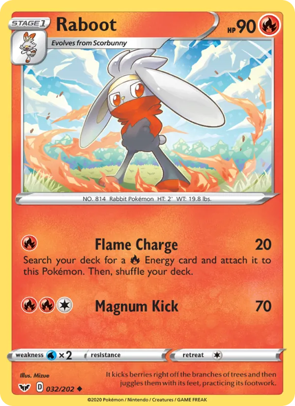 Raboot #32 – Sword & Shield card