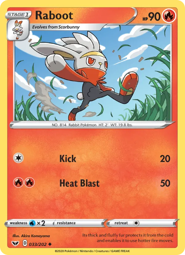 Raboot #33 – Sword & Shield card