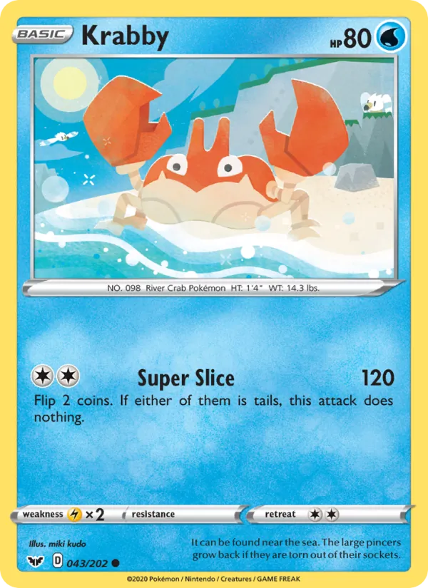 Krabby #43 – Sword & Shield card