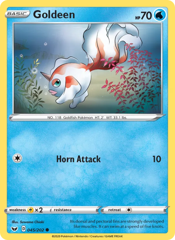 Goldeen #45 – Sword & Shield card